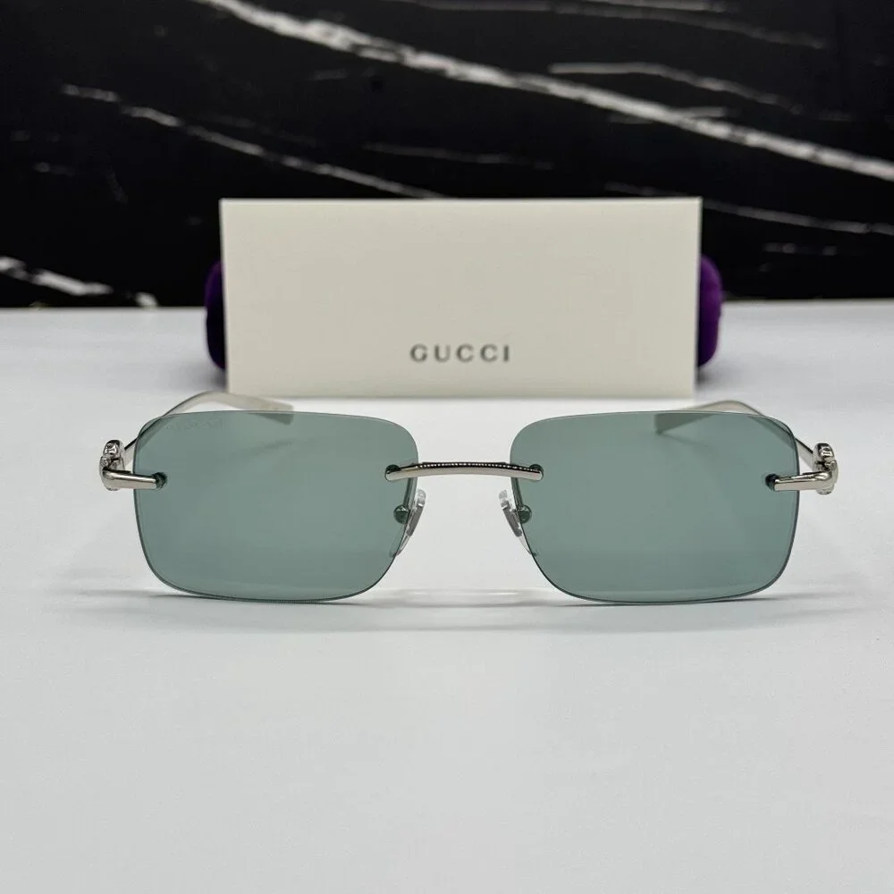 NEW GUCCI SILVER UNISEX SUNGLASSES GUCCI GG1703S 002